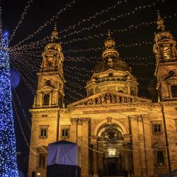 Christmas Market at St Stephen's Basilica, Budapest Accommodation Bahrain